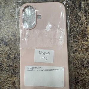 Magsafe-Compatible Pink iPhone 16 Case